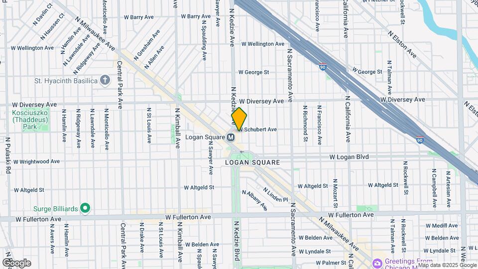 2647-2651 N Kedzie Ave Map and Location Details
