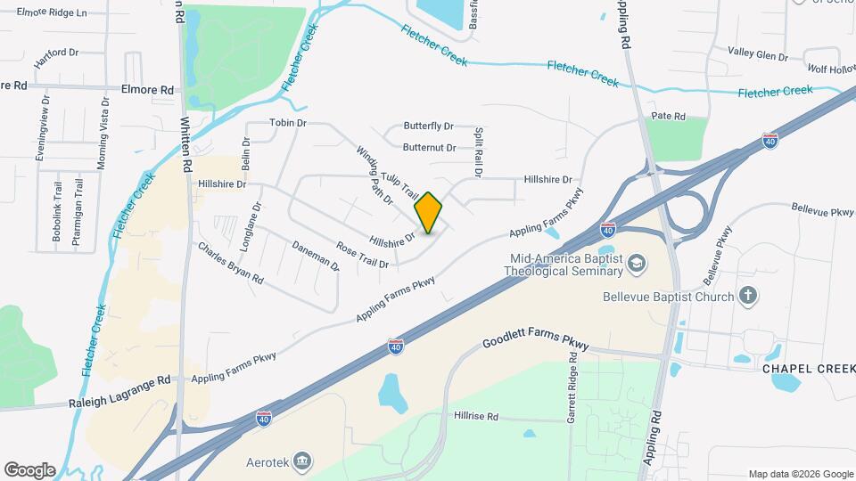 7158 Rose Trail Dr Map and Location Details