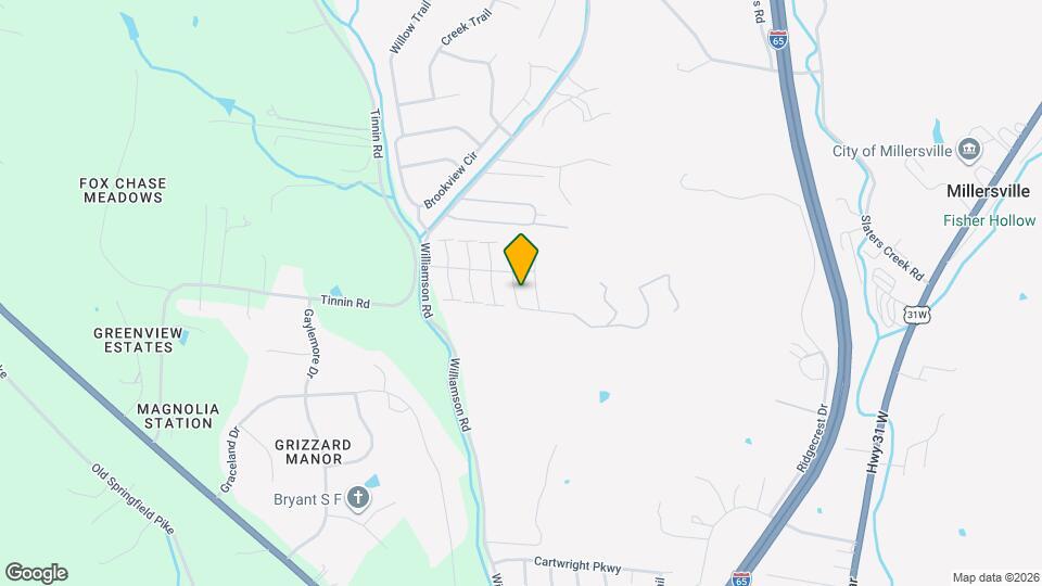 3107 Creekview Ln Map and Location Details