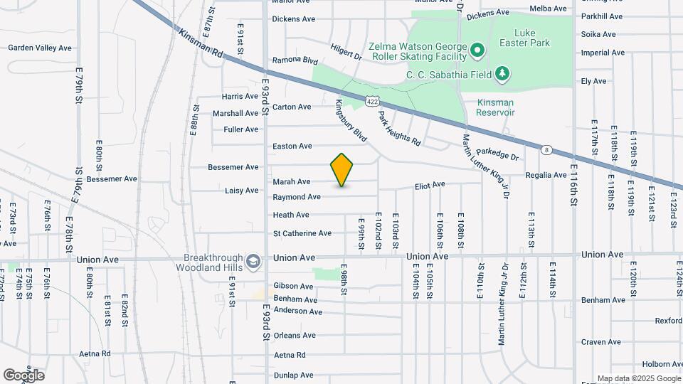 9801 Raymond Ave Map and Location Details