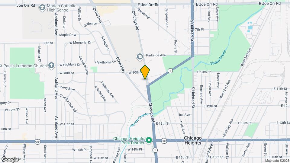 1020 Chicago Rd Map and Location Details