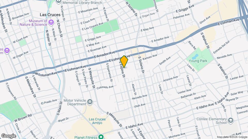 615 S Espina St Map and Location Details