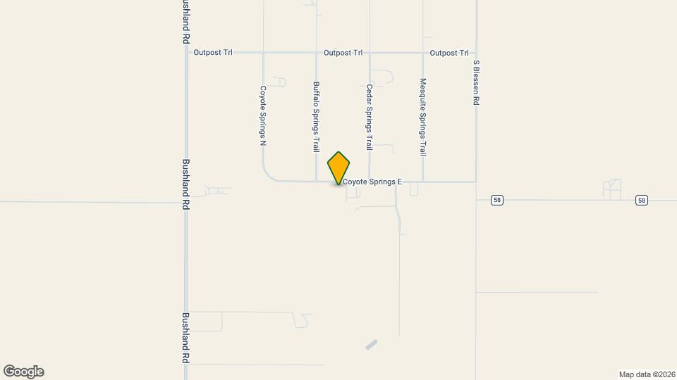 18300 Coyote Springs E Map and Location Details