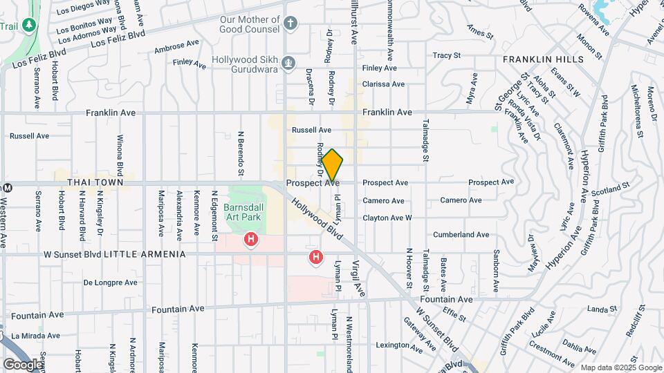 4530 Prospect Ave Map and Location Details
