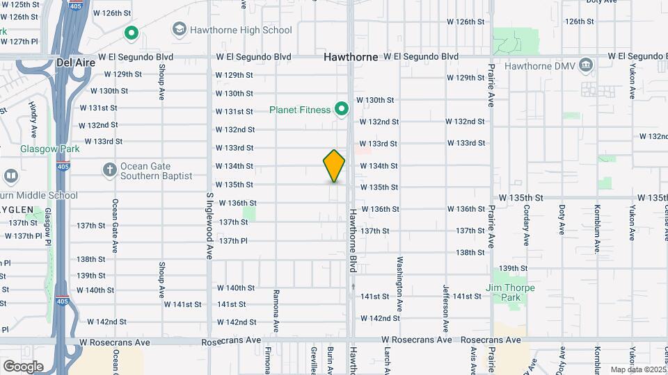 4434 W. 135th Street, Mapa y Detalles de la Ubicación