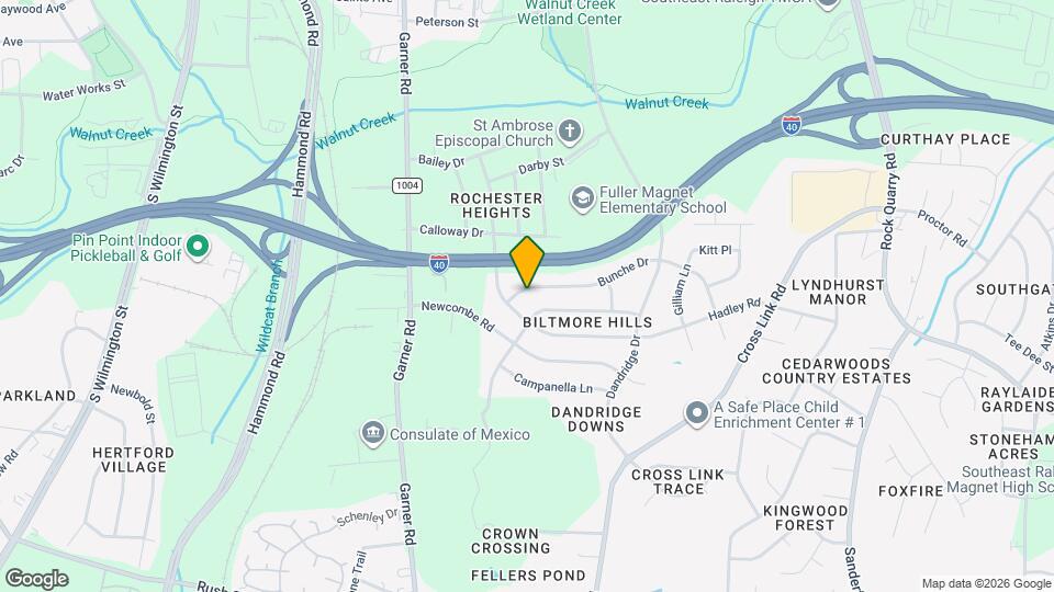 712 Bunche Dr Map and Location Details