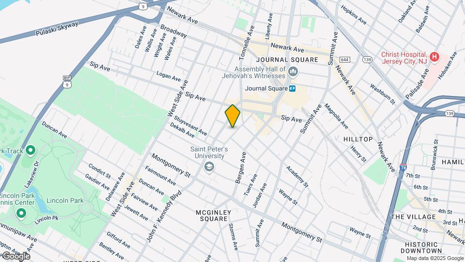 69 Van Reypen St, Unit 1 Map and Location Details