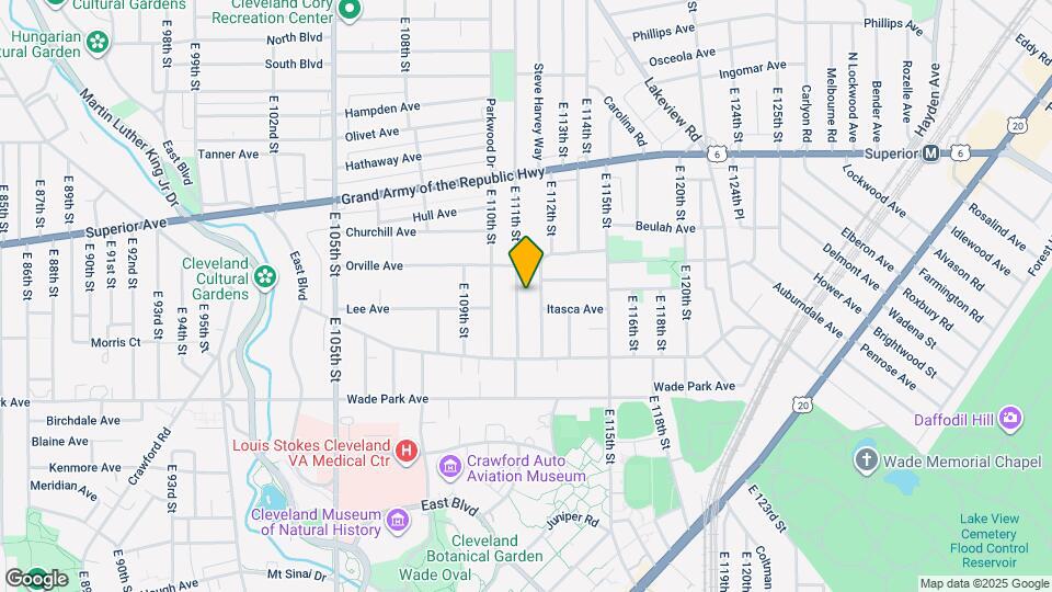 1423 E 111th St Map and Location Details