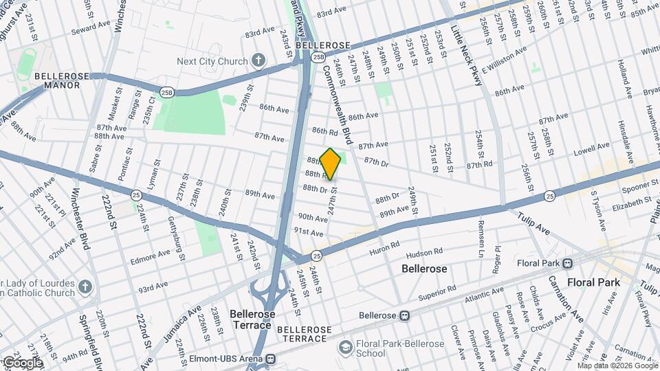 88-38 247th St Map and Location Details