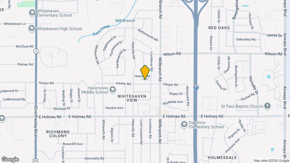 1620 Hester Rd Map and Location Details