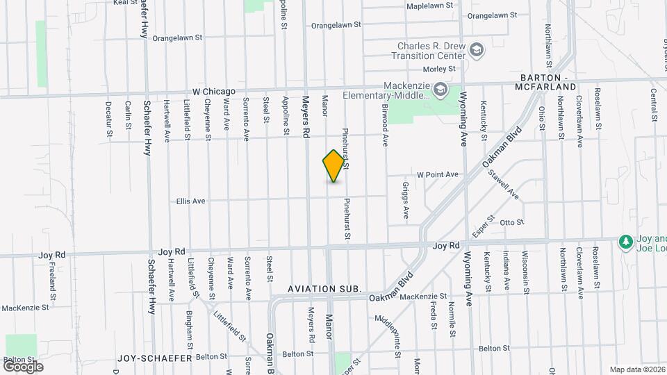 9124 Manor Map and Location Details