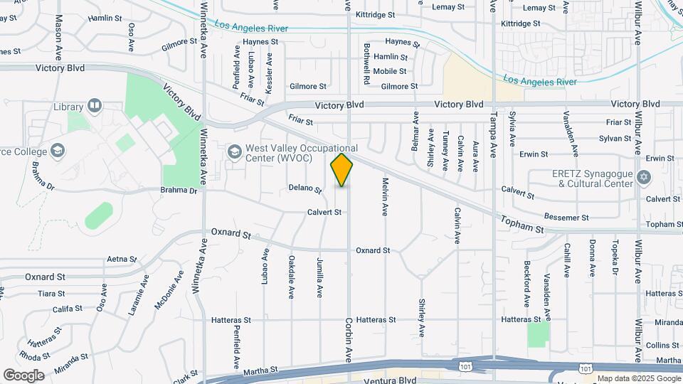 6141 Corbin Ave Mapa y Detalles de la Ubicación