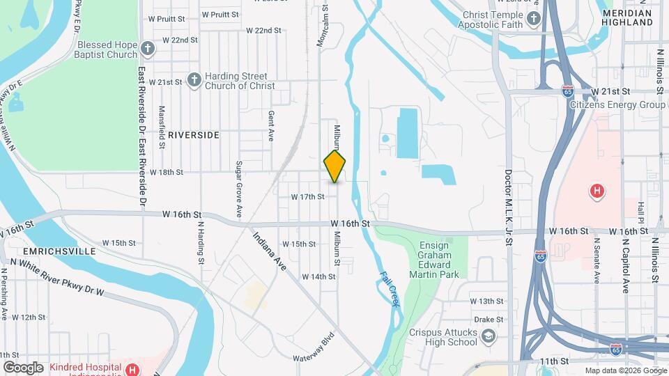 1714 Milburn St Map and Location Details