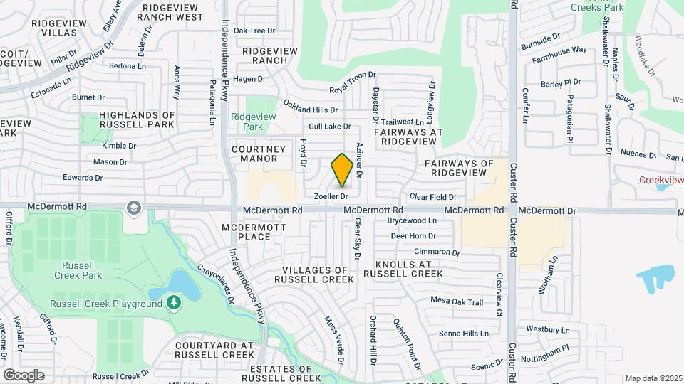 2617 Zoeller Dr Map and Location Details