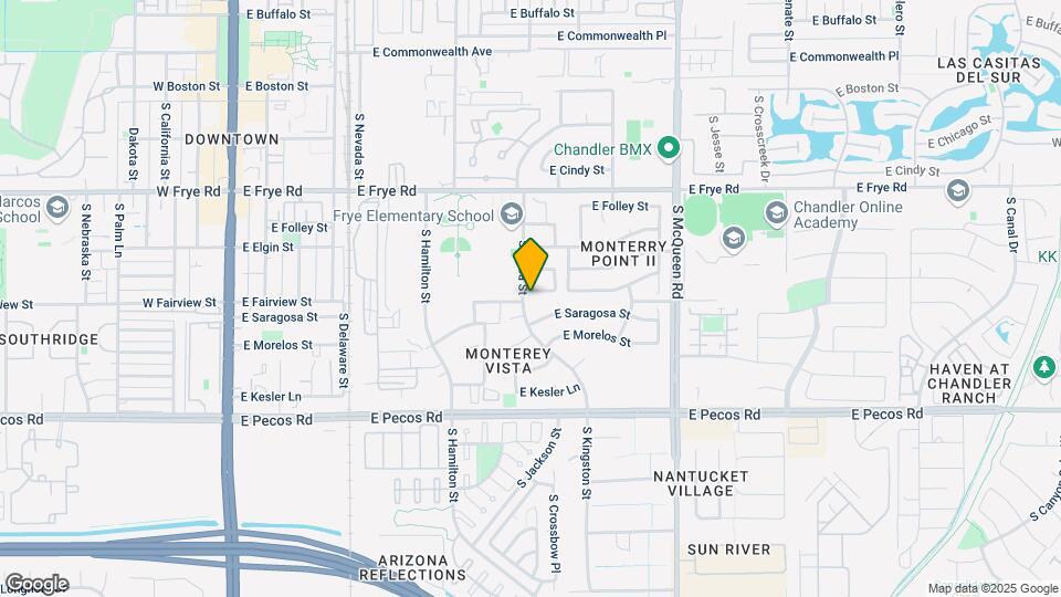 731 E Glenmere Dr Map and Location Details