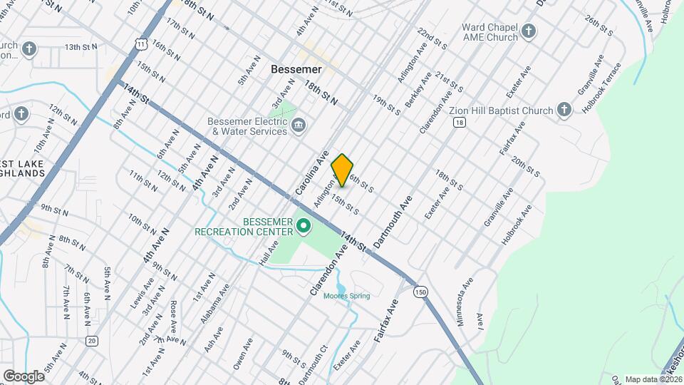 1510 Berkley Ave Map and Location Details