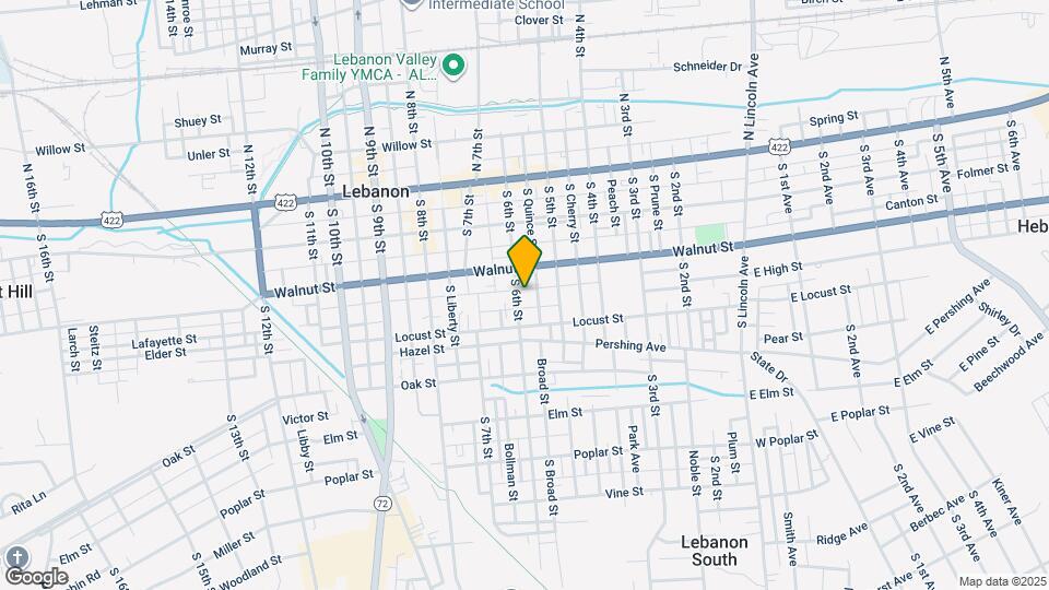 230 S 6th St Map and Location Details