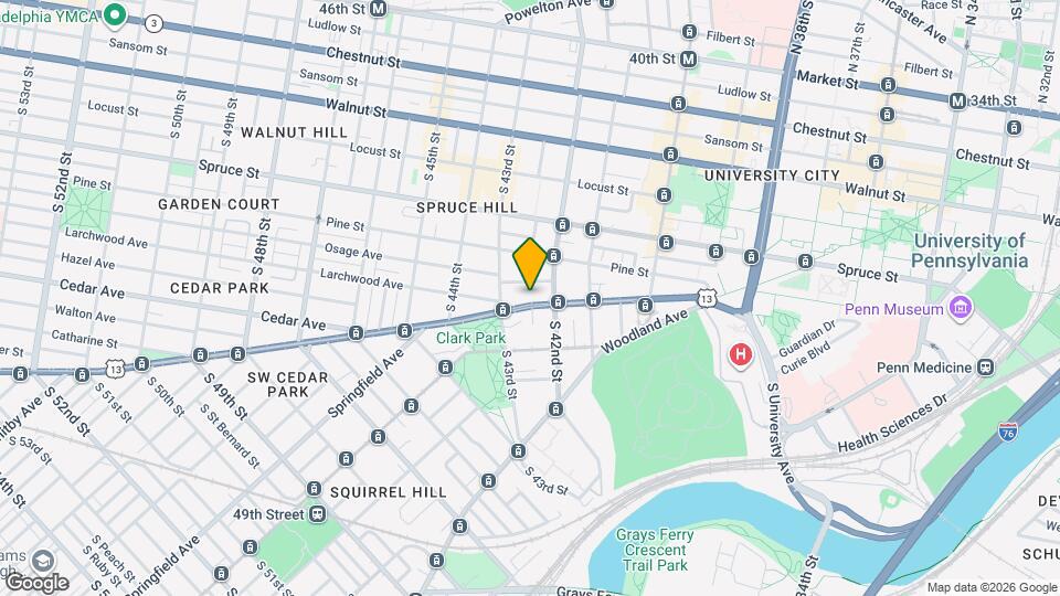 4217 Baltimore Ave, Unit 1F Map and Location Details