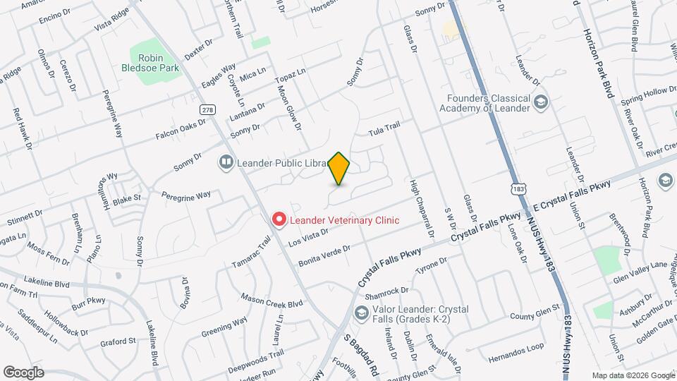 1308 Eagle Ridge Trail Map and Location Details