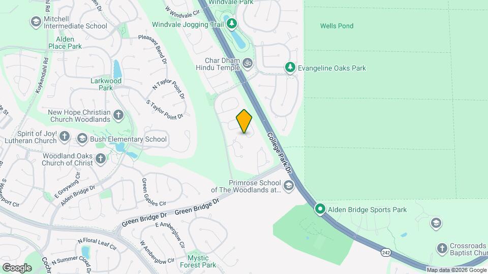 211 Blushwood Pl Map and Location Details