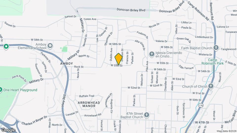 1504 W 55th St Mapa y Detalles de la Ubicación