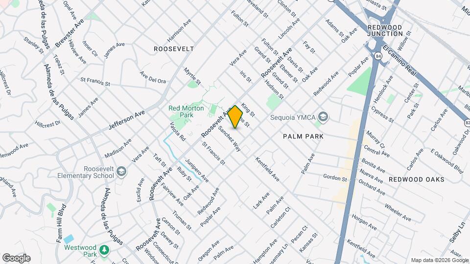 1162 McKinley St Map and Location Details