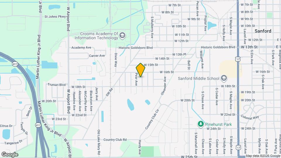 1612 Peach Ave Map and Location Details