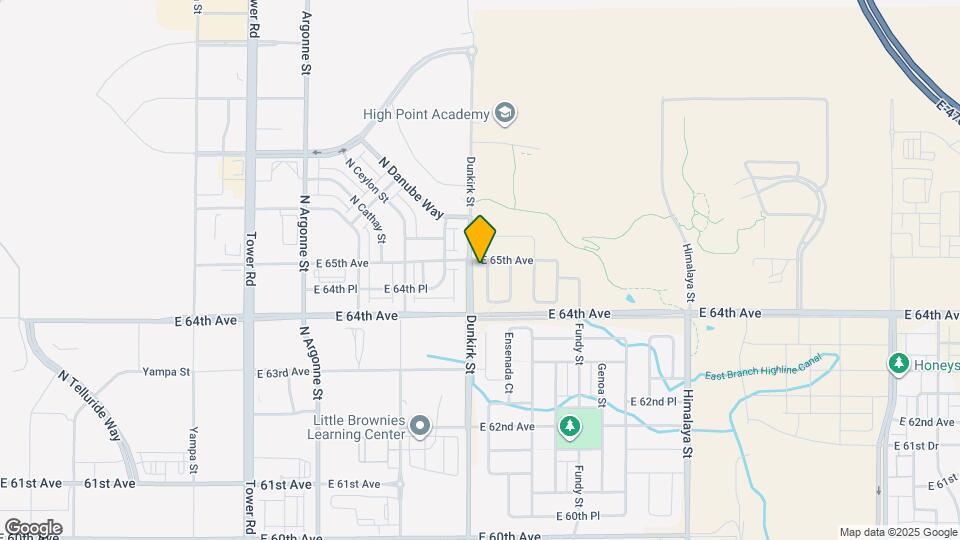 6481 N Dunkirk Ct Map and Location Details