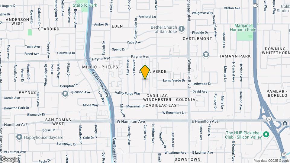 1414 Essex Way Map and Location Details