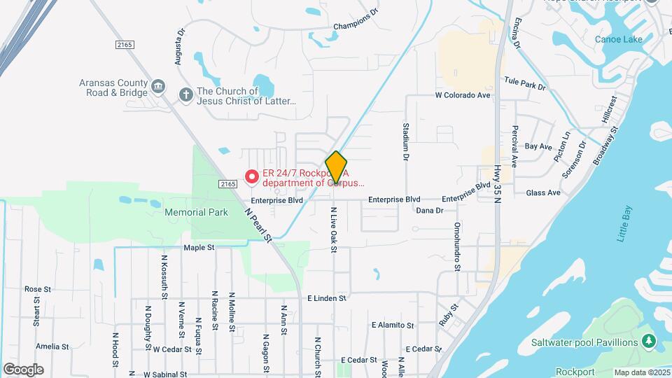1800 N Live Oak St Map and Location Details