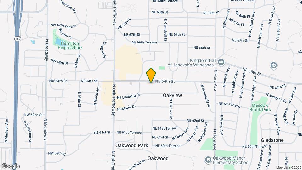 705 NE Shady Ln Dr Map and Location Details
