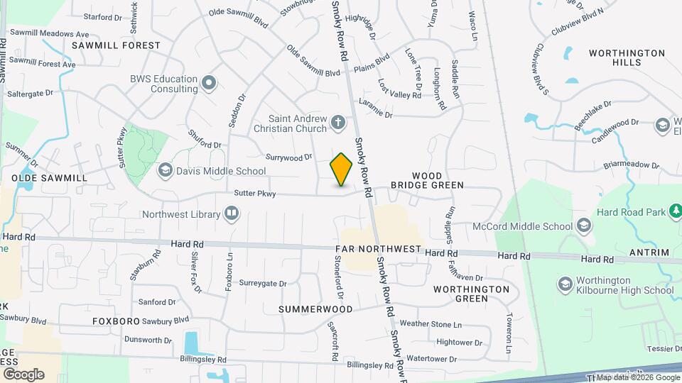 1986 Sutter Pkwy Map and Location Details