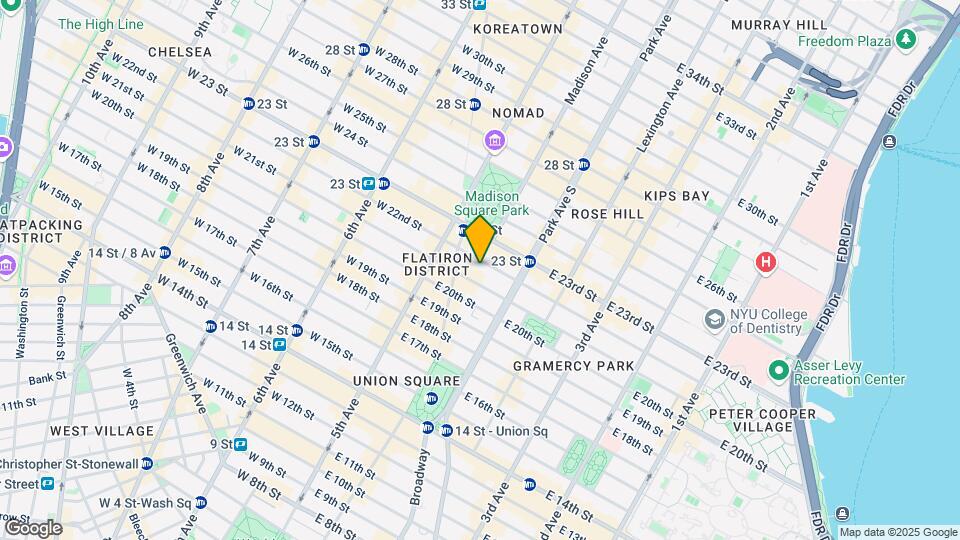 22 E 22nd St Map and Location Details