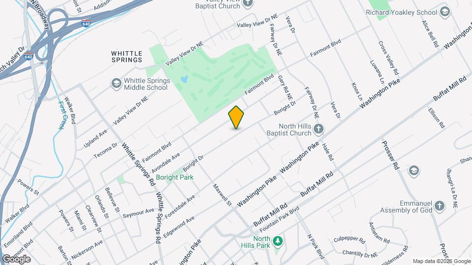 3109 Boright Dr Map and Location Details