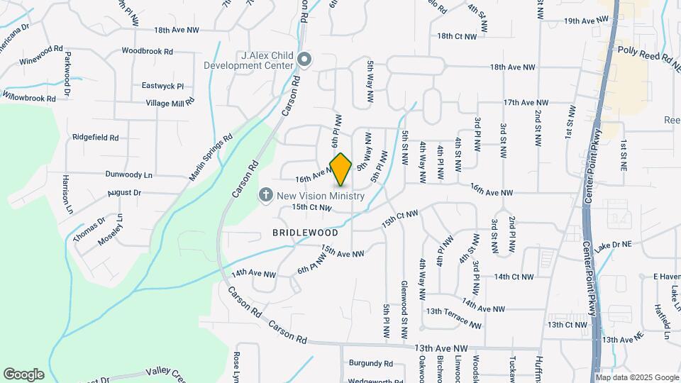 1615 6th Pl NW Map and Location Details