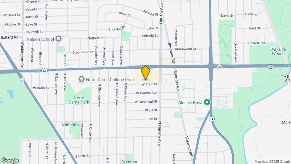 7252 W Crain St Mapa y Detalles de la Ubicación
