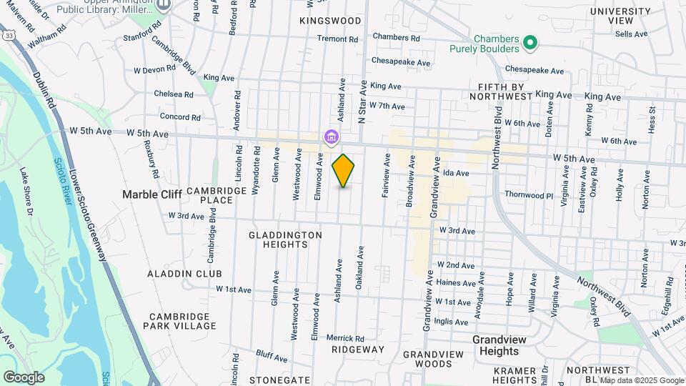 1454 Ashland Ave, Unit 1454 Lower Map and Location Details