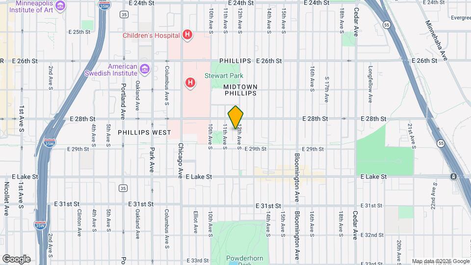 2820 12th Ave S Mapa y Detalles de la Ubicación