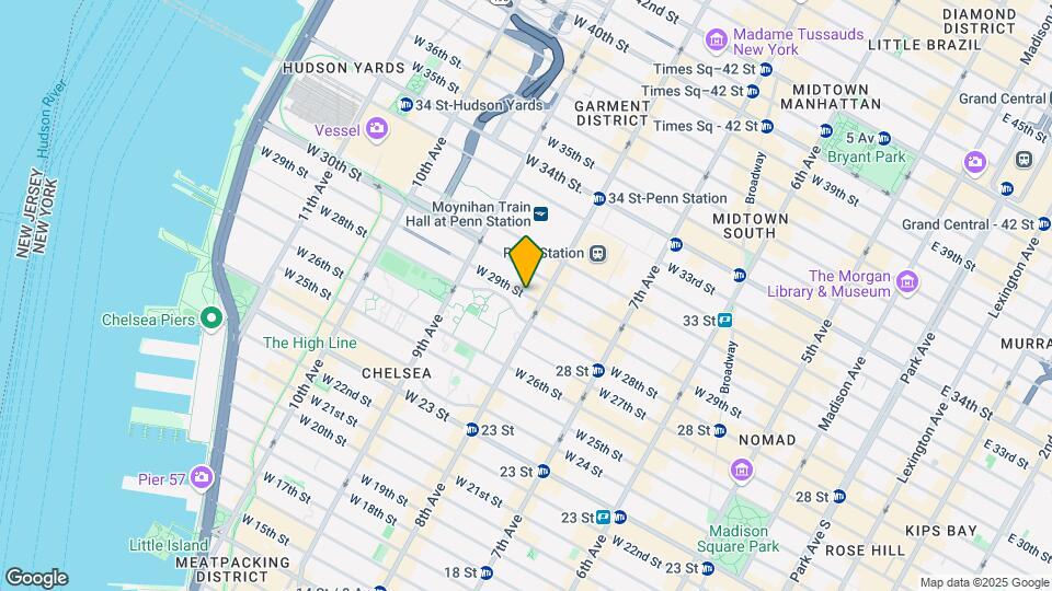 319 W 29th St Map and Location Details