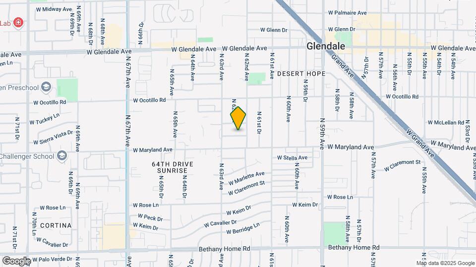 6216 W Sierra Vista Dr Map and Location Details