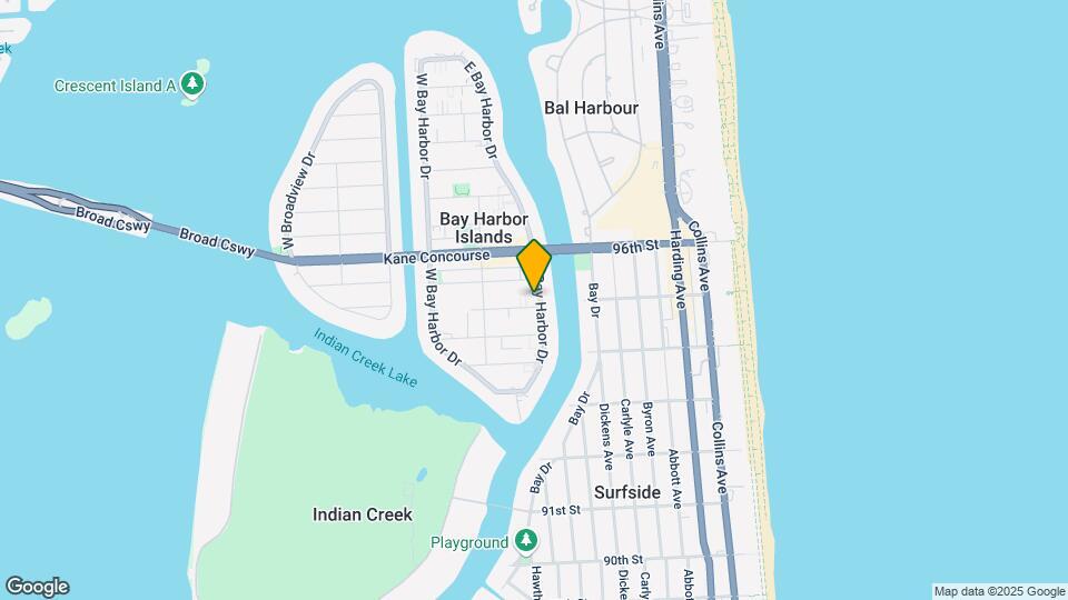 9400 E Bay Harbor Dr Map and Location Details