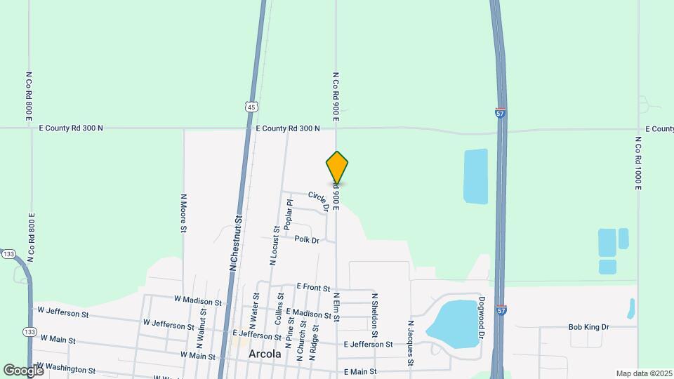 558 E County Rd 1350 N Map and Location Details