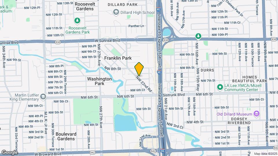 704 NW 22nd Rd Map and Location Details