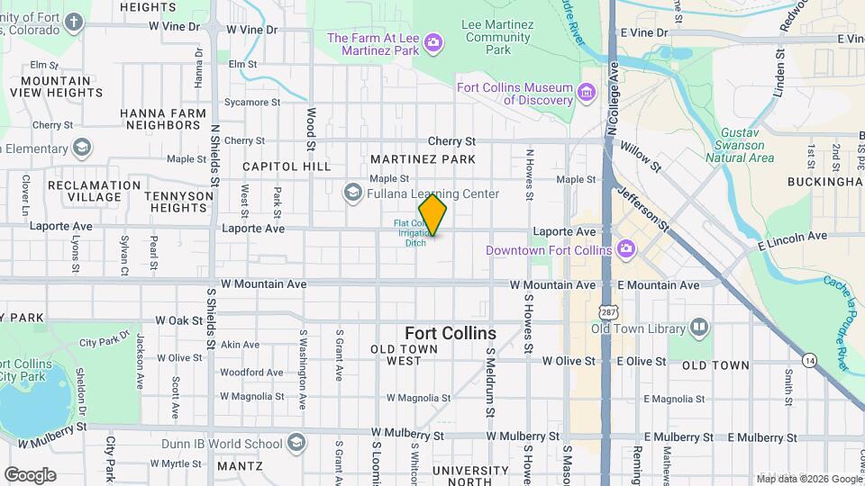 Updated 5 Bed 2 Bath House Near Old Town! Map and Location Details