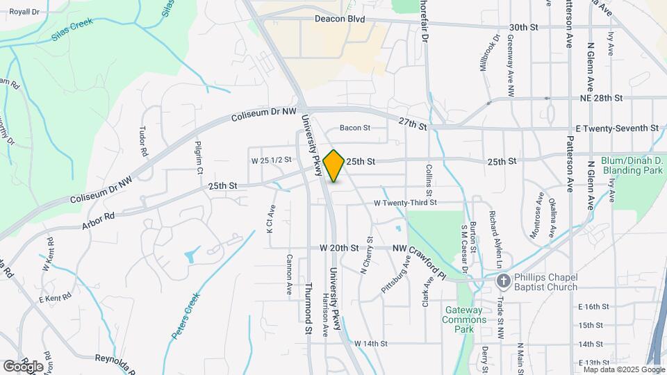 2336 N Cherry St Map and Location Details