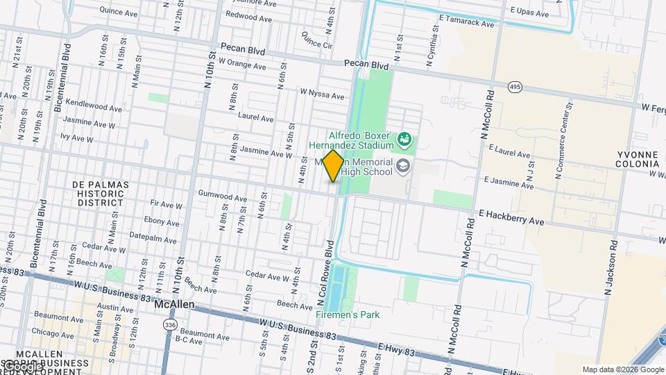 810 N 2 1/2 St Map and Location Details