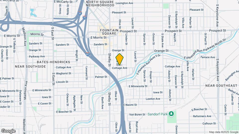 1449 Olive St Map and Location Details