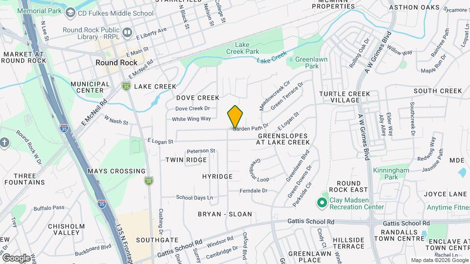 805 Garden Path Dr Map and Location Details