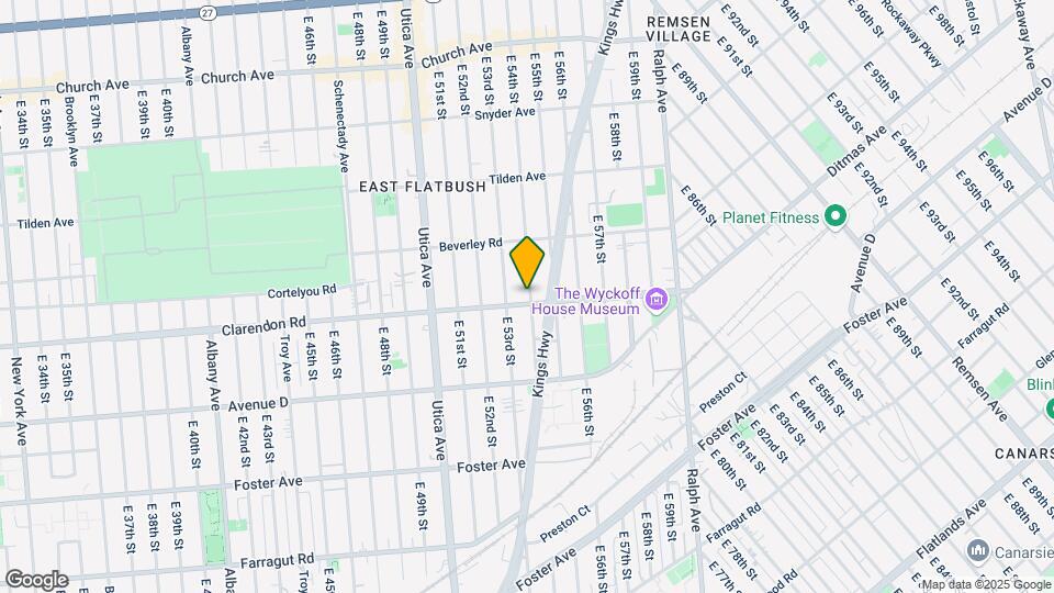 5325 Clarendon Rd Map and Location Details