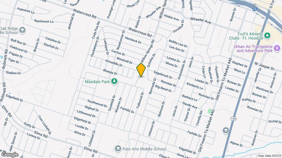 2802 Willow Springs Rd Map and Location Details